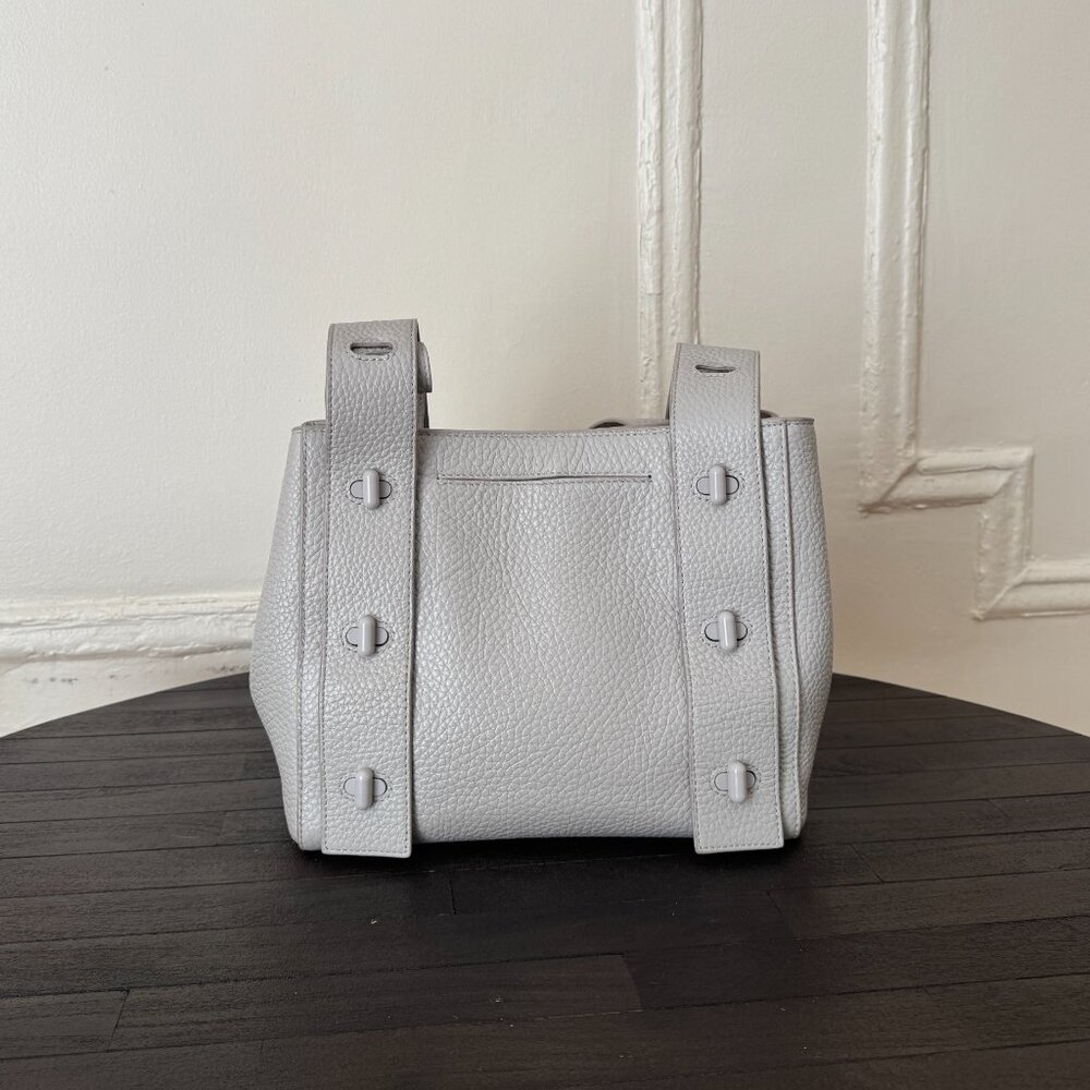 Dagne Dover Tokyo Turnlock Tote in Bone - Picture 4 of 13